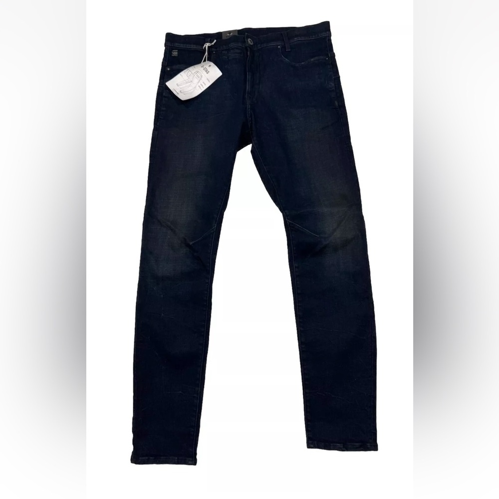 G Star Raw D Staq 3d Slim Tapered Denim Jeans Mens Size 36x34 *NEW*
